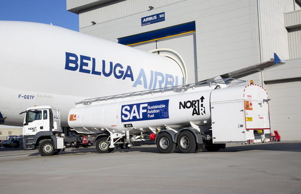 Carburant durable (SAF) utilisé par Airbus pour ses Beluga