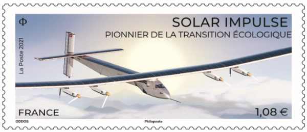 Timbre Solar Impulse de La Poste