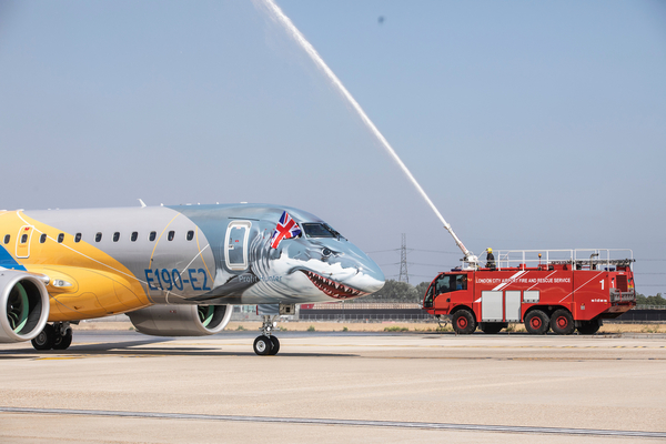 L'Embraer E190-E2 autorisé à l'aéroport de Londres City 