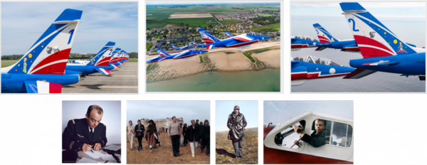 Patrouille de France rend hommage à Antoine de Saint Exupéry