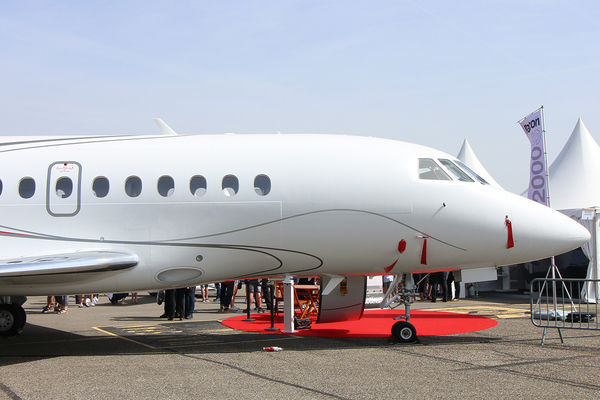 Dassault Falcon 2000S au salon France Air Expo de Lyon