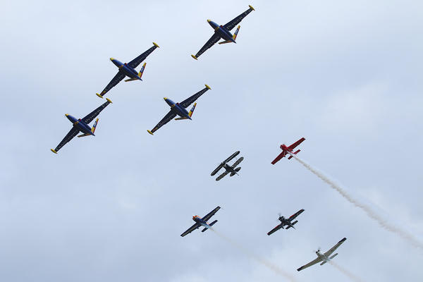 Patrouille de l'Aéro Club de France à Cerny La Ferté-Alais 2021