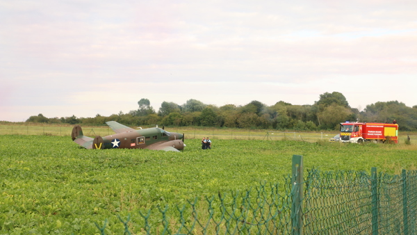 Incident Beech 18 S / F-AZEJ / Air Legend Paris-Villaroche 2021	