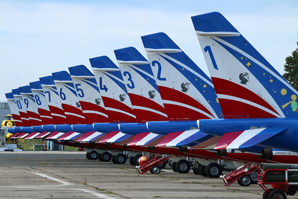 Patrouille de France au Air Legend Paris-Villaroche 2021