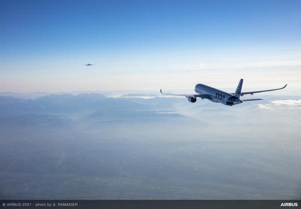 Vol Airbus "Fello'fly" entre Toulouse et Montréal