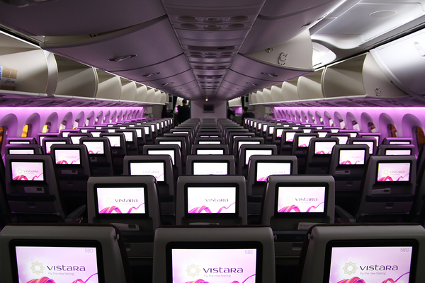 Classe Eco Boeing 787 Vistara 