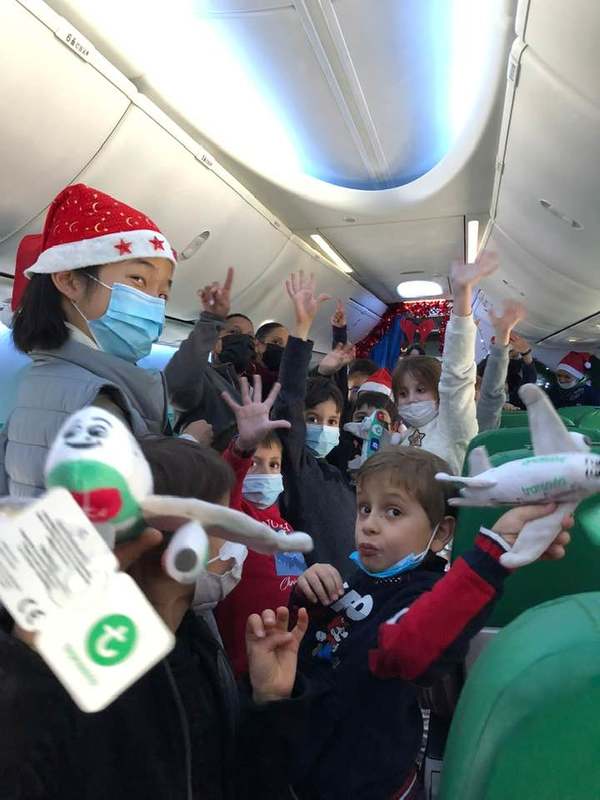 Voyage d'enfants en Laponie avec Transavia et l'Association Louis Carlsimo