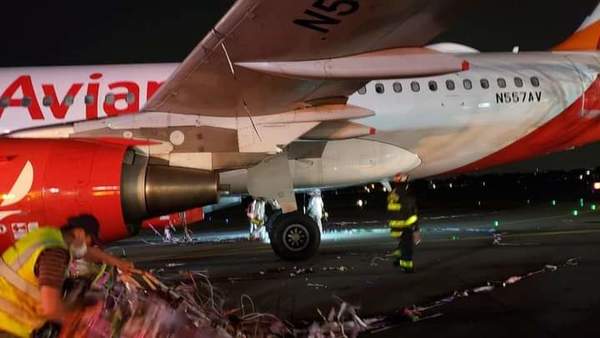 incident Airbus A319 Avianca à Bogota