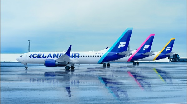 Nouvelle livrée de la compagnie Icelandair