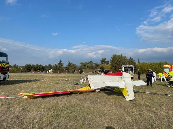 Accident d'un Skyranger à Aix-Les Milles