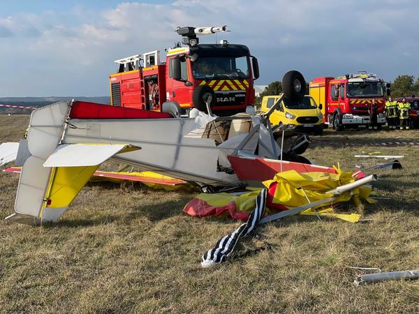 Accident d'un Skyranger à Aix-Les Milles