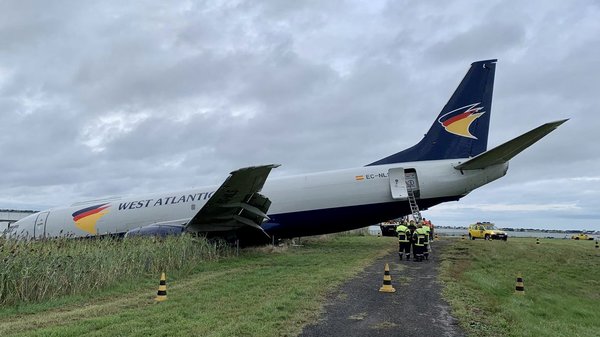 Accident Boeing 737 EC-NLS exploité par West Atlantic à Montpellier 