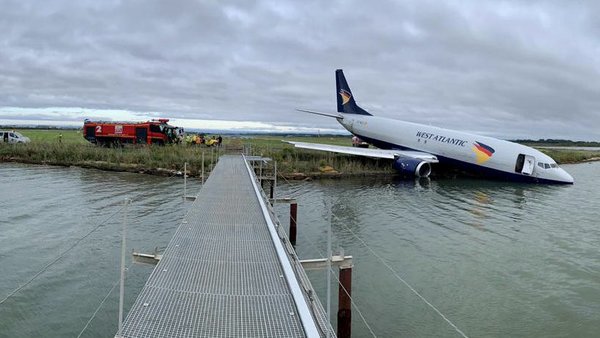 Accident Boeing 737 EC-NLS exploité par West Atlantic à Montpellier 