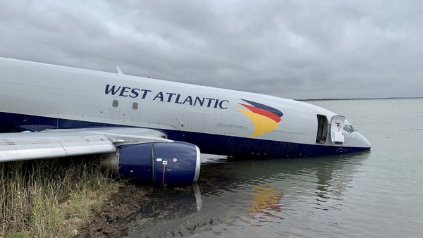 Accident Boeing 737 EC-NLS exploité par West Atlantic à Montpellier 