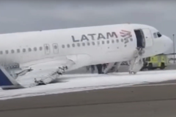 Accident d'un Airbus A320 Latam avec un camion des pompiers, Aéroport de Lima