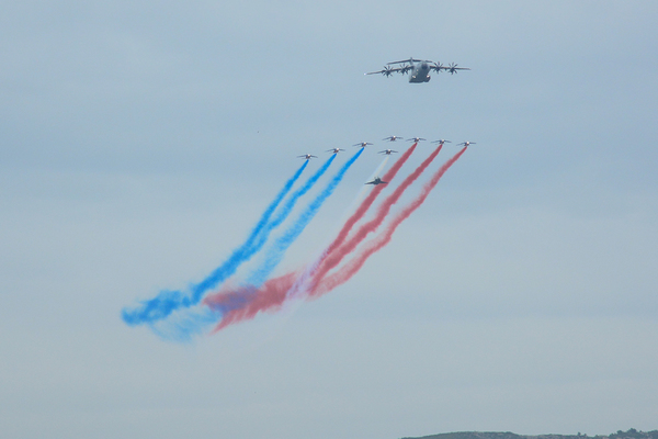 70 ans de la Patrouille de France - démonstration Salon de Provence