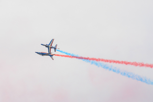 70 ans de la Patrouille de France - démonstration Salon de Provence