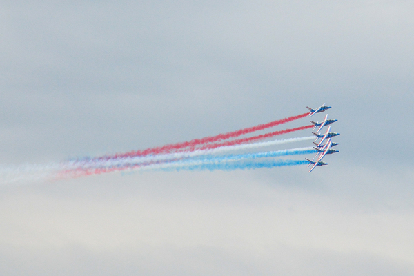 70 ans de la Patrouille de France - démonstration Salon de Provence