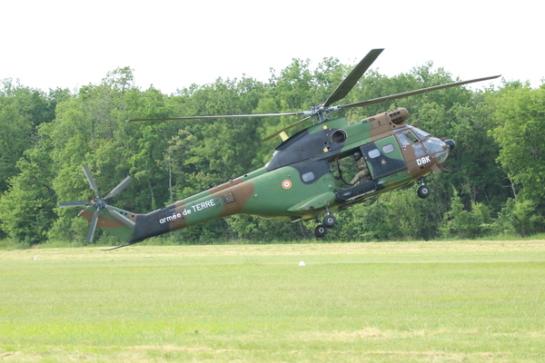 démonstration hélicoptères de l'armée de terre