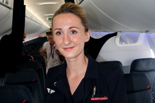 Visite de l'Airbus A220 Air France