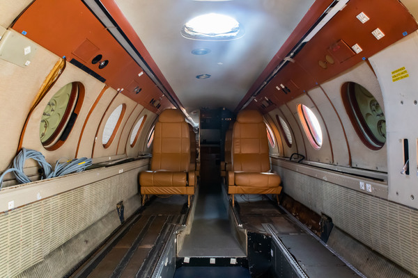 Le Falcon 20 du CNRS intègre le musée aeroscopia