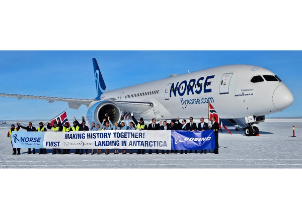 Norse Atlantic Airways atterrit en Antarctique
