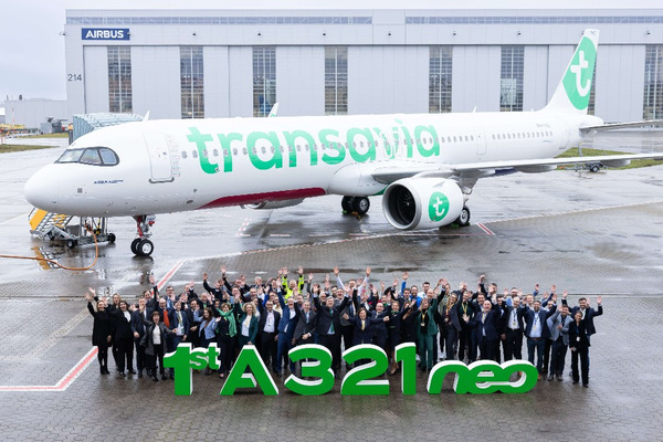 Premier Airbus A321neo Transavia