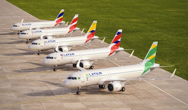 LATAM Airlines présente sa collection spéciale d'avions aux couleurs de l'Amérique du Sud