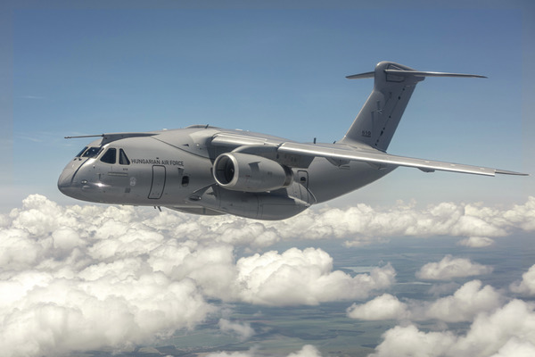 L'Embraer C-390 Millennium hongrois effectue son premier vol