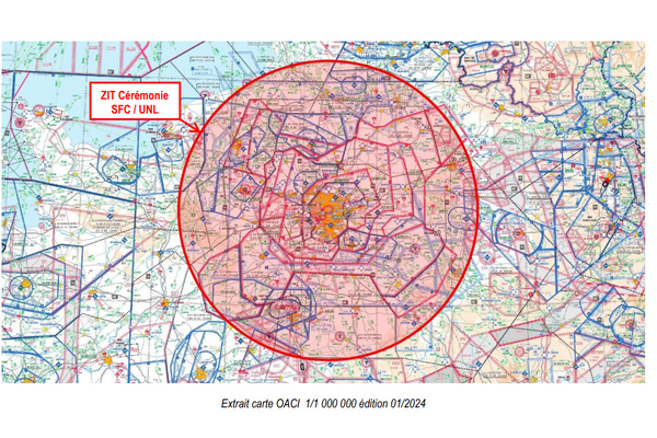 JO 2024 : la DGAC diffuse les suppléments d'information aéronautique permanente (SUP AIP)