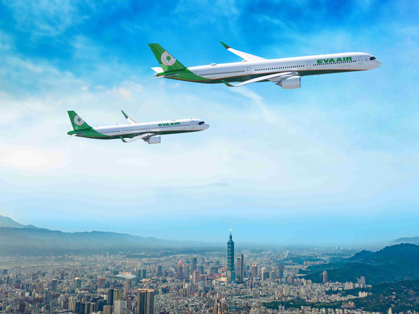 Airbus A350-1000 et Airbus A321neo Eva Air