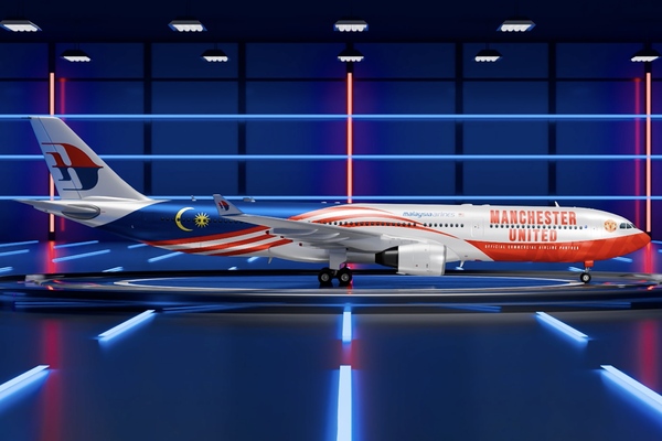 Malaysia Airlines dévoile une livrée d’avion en partenariat avec Manchester United
