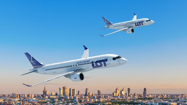 Airbus A220 Lot Polish Airlines Airbus A220 Lot Polish Airlines