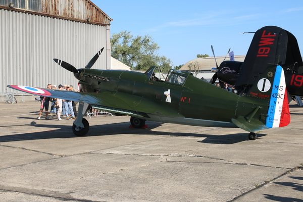 Morane-Saulnier MS.406 aux couleurs de Constantin "Kostia" Rozanoff lors du Air Legend 2025 Morane-Saulnier MS.406 aux couleurs de Constantin "Kostia" Rozanoff lors du Air Legend 2025
