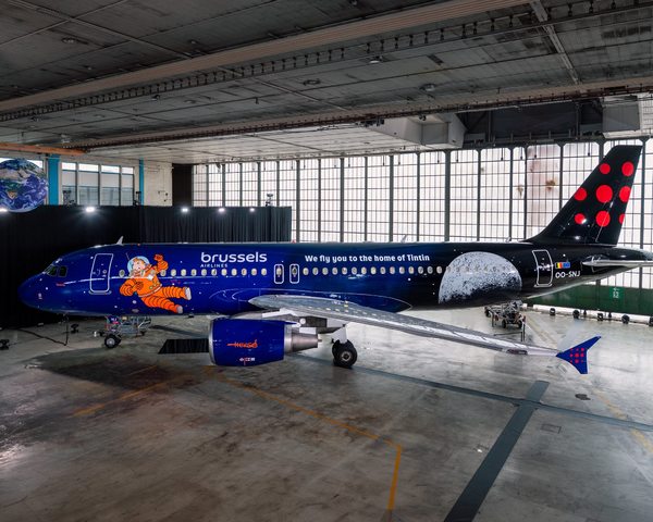 Brussels Airlines présente une nouvelle livrée Tintin Brussels Airlines présente une nouvelle livrée Tintin
