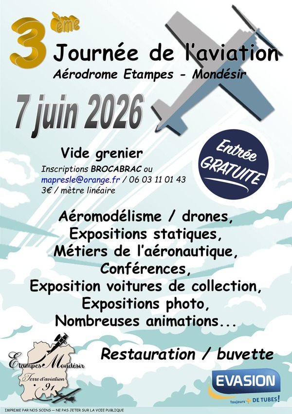 3e journée de l'aviation - aérodrome Etampes Mondésir
