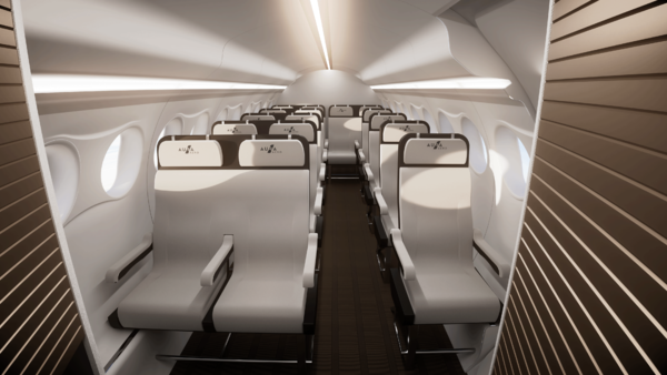 Cabine ERA en configuration 19 places "Regional"