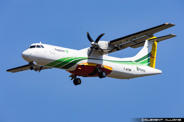 Kepplair Evolution lance les essais de l'ATR 72 bombardier d'eau Kepplair Evolution lance les essais de l'ATR 72 bombardier d'eau