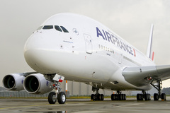 Airbus A380-800 d'Air France sur le tarmac