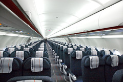 Cabine d'un A320 d'Air France