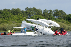 accident d'un hydravion à Biscarrosse