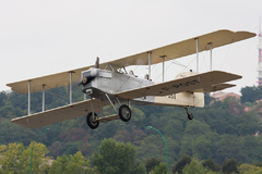 Bréguet XIV au décollage du rallye Toulouse - St-Louis