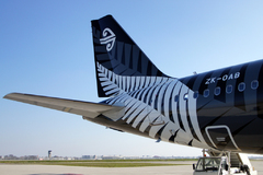 Livraison de l'A320 d'Air New Zealand "Crazy About Rugby"
