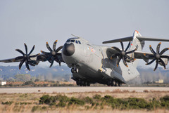 Décollage à basse vitesse de l'A400M