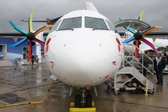 L'ATR 72-600 de la compagnie Royal Air Maroc au Bourget 2011