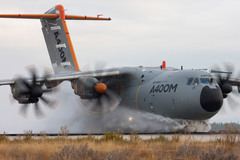 Test d'ingestion d'eau de l'Airbus A400M