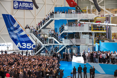 inauguration de la FAL A350