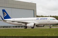 Airbus A320 sharklets Air Astana