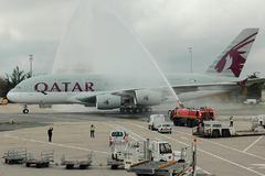 Cérémonie A380 Qatar Airways