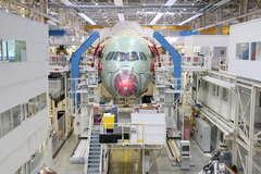 Chaine assemblage Airbus A350
